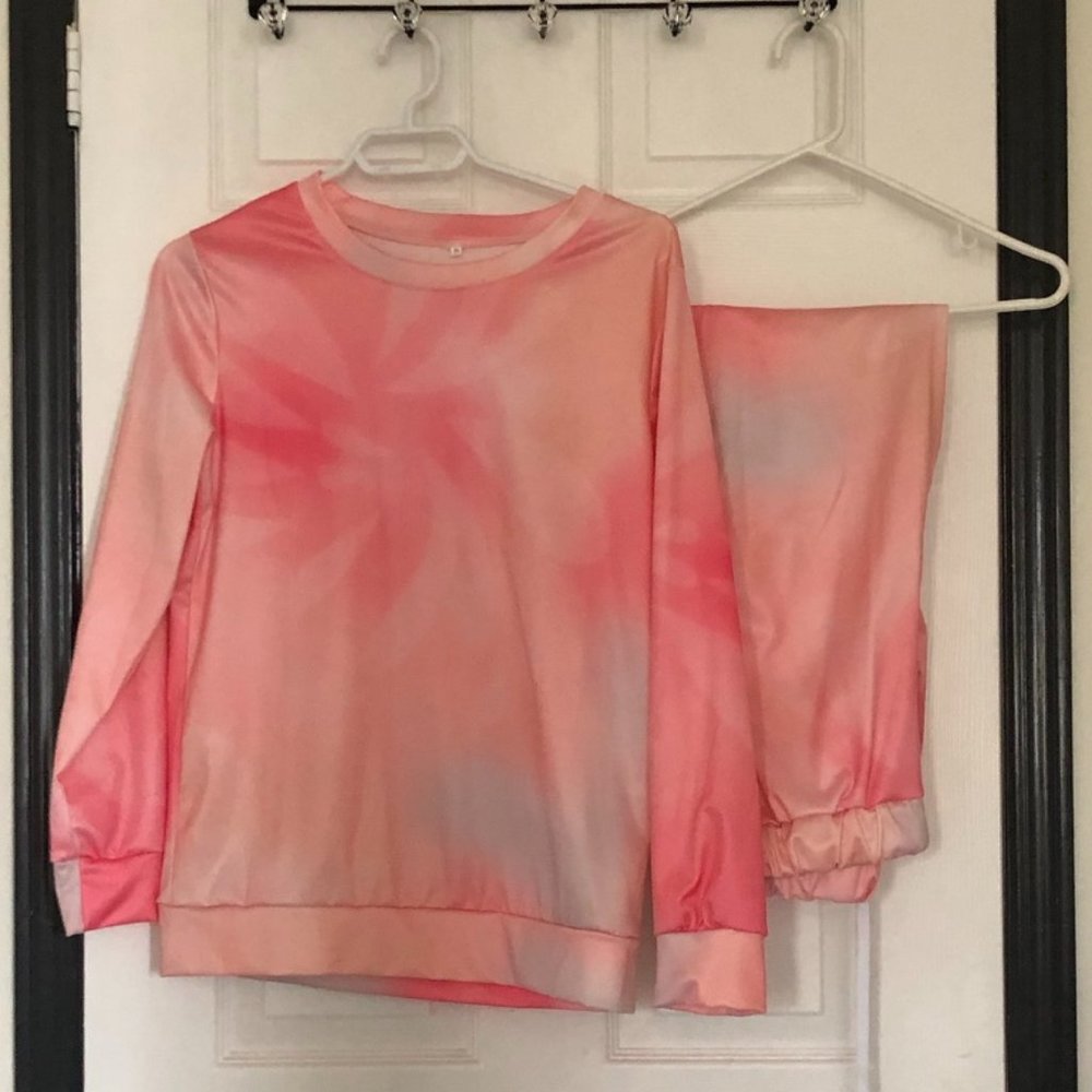 Tye Dye Pink Loungewear Set